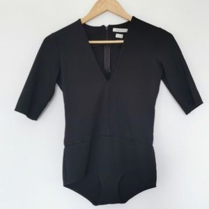 ARITZIA BABATON Franz Black Bodysuit SIZE …